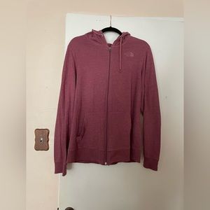 north face cotton full zip hoodie